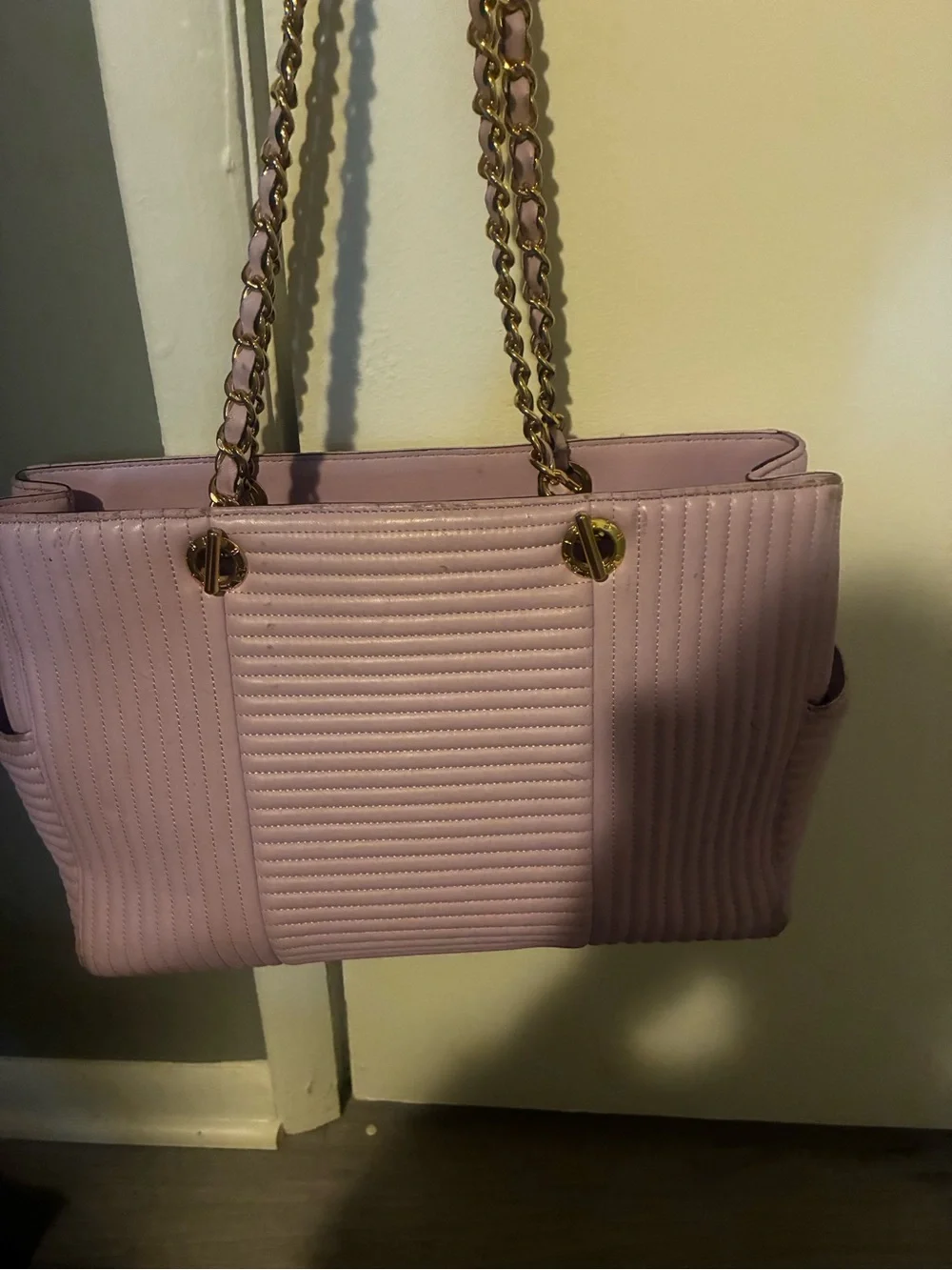 Henri Bendel Sample No. 7 Quilted Pink Lambskin Tote